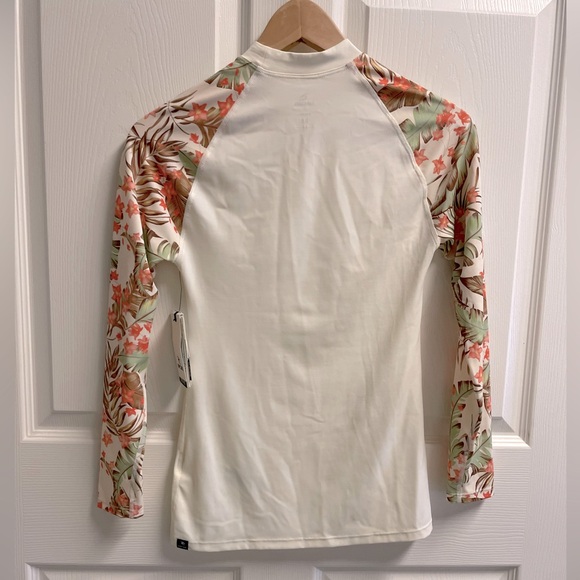 Rip Curl La Quinta Floral Long Sleeve UPF Rash Guard Size XS - Picture 8 of 8